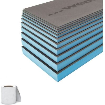 Paneles de construcción Wedi - 250x60x1cm - Gris Paneles de construcción Wedi - 250x60x1cm - Gris