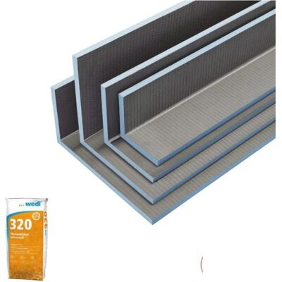 Wedi Mensolo L 260x30x30 - Panel de pared Wedi Mensolo L 260x30x30 - Panel de pared