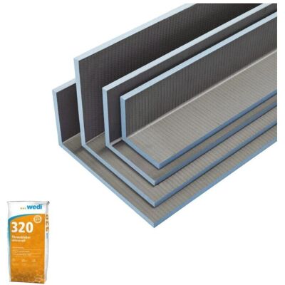 Wedi Mensolo L 250 x 30 x 30 - Tocador de Baño Wedi Mensolo L 250 x 30 x 30 - Tocador de Baño