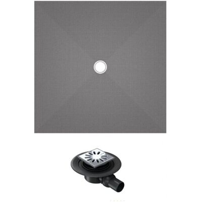 Wedi - Plato de ducha a azulejo 120x120 - gris Wedi - Plato de ducha a azulejo 120x120 - gris