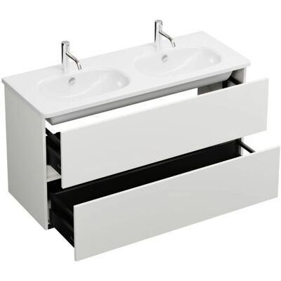 Burgbad Joline Lavabo Doble Moderno - Mueble de Baño Burgbad Joline Lavabo Doble Moderno - Mueble de Baño