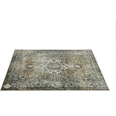 Drum N Base Tapis Vintage Persian 1.85 X 1.60M Antidérapant - Green Drum N Base Tapis Vintage Persian 1.85 X 1.60M Antidérapant - Green