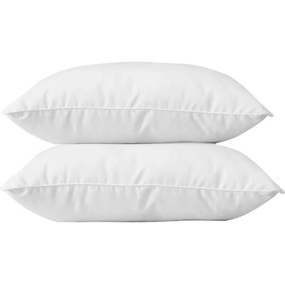 Ensemble de 2 Oreillers UNIVERS DECOR 45x70cm Microfibre 'Douceur' Anti Acariens - Publicité Ensemble de 2 Oreillers UNIVERS DECOR 45x70cm Microfibre 'Douceur' Anti Acariens - Publicité