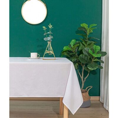 Univers Decor Weiße Rechteckige Anti-Fleck Tischdecke - Tischdecke Univers Decor Weiße Rechteckige Anti-Fleck Tischdecke - Tischdecke