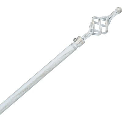 Tringle à rideaux en métal Atmosphera 120-210cm avec embouts décoratifs - Publicité Tringle à rideaux en métal Atmosphera 120-210cm avec embouts décoratifs - Publicité