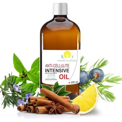 Huile Cosmétique B.O.T. - Anti Cellulite Intensive - Citron, Rose - Pénétration Profonde Huile Cosmétique B.O.T. - Anti Cellulite Intensive - Citron, Rose - Pénétration Profonde