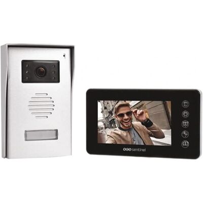 SCS SENTINEL Video Intercom Systeem - Wandmontage - Zwart, Zilver SCS SENTINEL Video Intercom Systeem - Wandmontage - Zwart, Zilver
