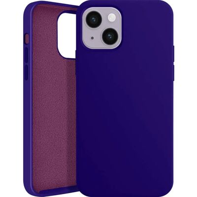 Coque Moxie pour iPhone 14 - Fin, Violette, Microfibre - Publicité Coque Moxie pour iPhone 14 - Fin, Violette, Microfibre - Publicité