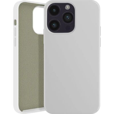 Coque fine et légère blanche Moxie pour iPhone 14 Pro - Publicité Coque fine et légère blanche Moxie pour iPhone 14 Pro - Publicité
