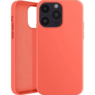 Coque semi-rigide orange corail Moxie pour iPhone 14 Pro Max - Portable - Publicité Coque semi-rigide orange corail Moxie pour iPhone 14 Pro Max - Portable - Publicité