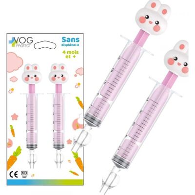 VOG PROTECT Kanin Nasenspritze für Babys - BPA-frei 4+ Rosa VOG PROTECT Kanin Nasenspritze für Babys - BPA-frei 4+ Rosa