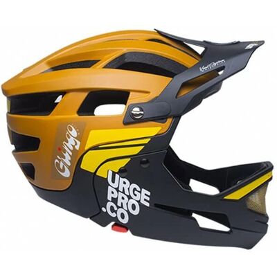 Kask rowerowy górski Urge Gringo de la Sierra - Brązowy/ Czarny - S/M Kask rowerowy górski Urge Gringo de la Sierra - Brązowy/ Czarny - S/M