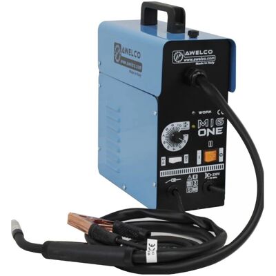 Awelco Mig one - soudeuse MIG sans gaz - Léger, portable, vitesse réglable - Publicité Awelco Mig one - soudeuse MIG sans gaz - Léger, portable, vitesse réglable - Publicité