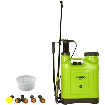 Pulvérisateur de jardin VITO 16L - Pression 2,95 bar - 3 buses - Publicité Pulvérisateur de jardin VITO 16L - Pression 2,95 bar - 3 buses - Publicité