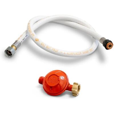 Kit régulateur de gaz Kemper pour propane 37 mbar - 1m Tuyau - Publicité Kit régulateur de gaz Kemper pour propane 37 mbar - 1m Tuyau - Publicité