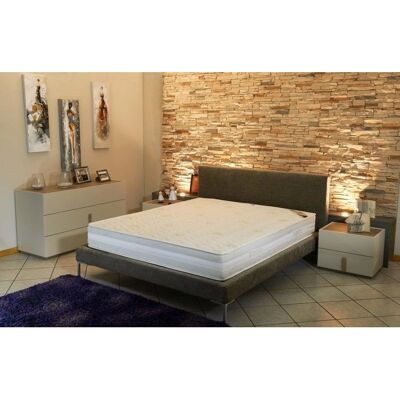 King of Dreams 200x200 Laine Merinos Mousse de Latex - Support Ferme - Publicité King of Dreams 200x200 Laine Merinos Mousse de Latex - Support Ferme - Publicité