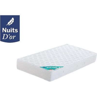 Nuits d'or - 140x190 Latex 80 Kg/m3 + Aertech HR 35 Kg/m3 - 7 zonas - Soporte firme - Colchón Nuits d'or - 140x190 Latex 80 Kg/m3 + Aertech HR 35 Kg/m3 - 7 zonas - Soporte firme - Colchón