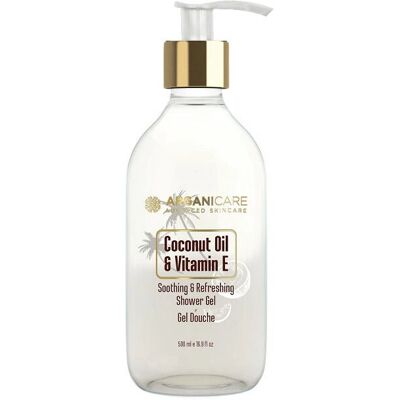 Arganicare Gel Douche Noix de Coco & Vitamine E - Gel Douche & Corps - Publicité Arganicare Gel Douche Noix de Coco & Vitamine E - Gel Douche & Corps - Publicité
