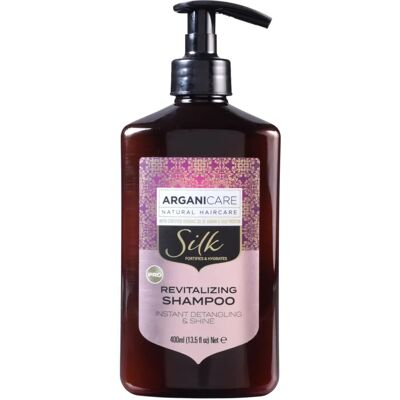 Arganicare Seidenprotein Revitalisierendes Shampoo - Haar Glanz 400ml Arganicare Seidenprotein Revitalisierendes Shampoo - Haar Glanz 400ml