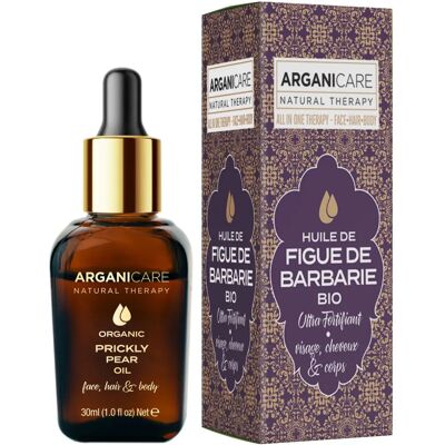 Arganicare Huile de Figue de Barbarie Bio - Sérum 30ml - Publicité Arganicare Huile de Figue de Barbarie Bio - Sérum 30ml - Publicité