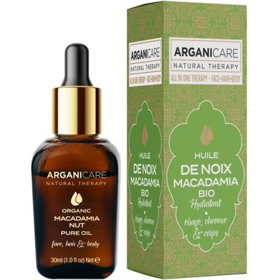 Olio di Macadamia Arganicare - Cura Capelli & Pelle - 30ml Olio di Macadamia Arganicare - Cura Capelli & Pelle - 30ml