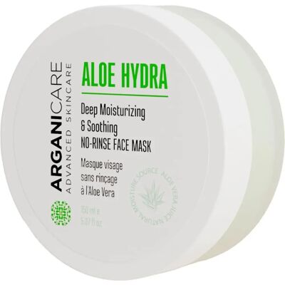 Arganicare Aloe Hydra No-Rinse Masque Visage - Hydratant Profond & Apaisant - Publicité Arganicare Aloe Hydra No-Rinse Masque Visage - Hydratant Profond & Apaisant - Publicité