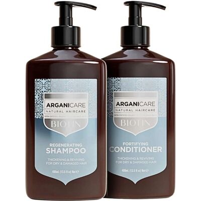Duo di cura Biotin Arganicare - Tipo di Capelli Duo di cura Biotin Arganicare - Tipo di Capelli