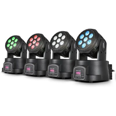LyTor - WASH7 - 7x4W - RGBW - Projecteur LED Wash - Publicité LyTor - WASH7 - 7x4W - RGBW - Projecteur LED Wash - Publicité