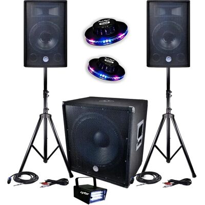 BM Sonic - BMS-1812 - subwoofer 46 cm - système PA - Publicité BM Sonic - BMS-1812 - subwoofer 46 cm - système PA - Publicité