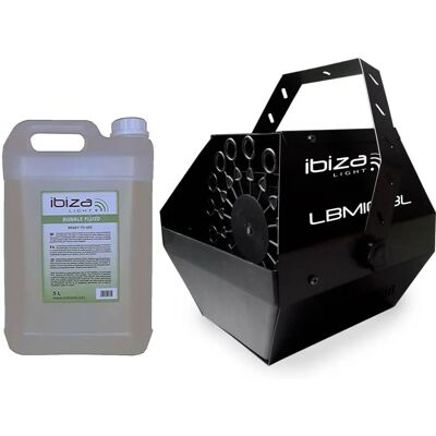 IBIZA LIGHT - LBM-10 - Noir - Bubble machine - Publicité IBIZA LIGHT - LBM-10 - Noir - Bubble machine - Publicité