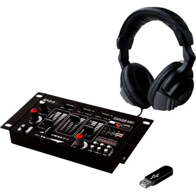 Ibiza Sound - DJ21 - USB - Bluetooth - mixeur DJ - Publicité Ibiza Sound - DJ21 - USB - Bluetooth - mixeur DJ - Publicité
