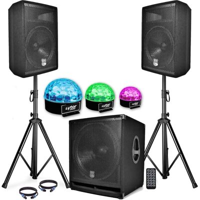 BM Sonic - BMS1812 - Sub 18" - Tops 12" - Système PA - Publicité BM Sonic - BMS1812 - Sub 18" - Tops 12" - Système PA - Publicité