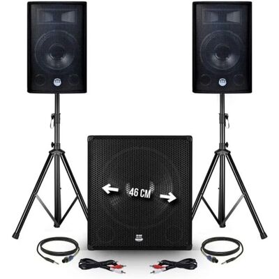 BM Sonic Pack Sono 2400W USB/BT - Système audio - Publicité BM Sonic Pack Sono 2400W USB/BT - Système audio - Publicité