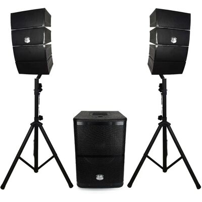 Enceintes sono Bm Sonic Pure Array 1000 - Haut-parleurs PA - Publicité Enceintes sono Bm Sonic Pure Array 1000 - Haut-parleurs PA - Publicité