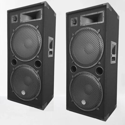 Haut-parleurs PA BM Sonic LSC215 - 3 Voies 2x15"/38cm 2000W - Publicité Haut-parleurs PA BM Sonic LSC215 - 3 Voies 2x15"/38cm 2000W - Publicité