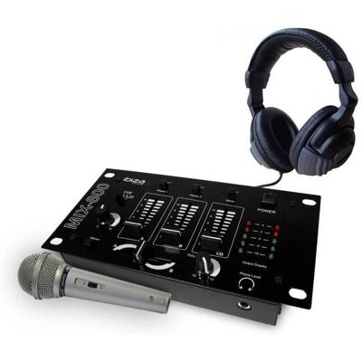 Ibiza sound MIX800 - 5 entrées - 3 canaux - Mixeur - Publicité Ibiza sound MIX800 - 5 entrées - 3 canaux - Mixeur - Publicité