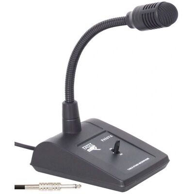Accessoires audio Eagle P656V - Microphone à col de cygne flexible, jack 6,35 mm, Noir - Publicité Accessoires audio Eagle P656V - Microphone à col de cygne flexible, jack 6,35 mm, Noir - Publicité