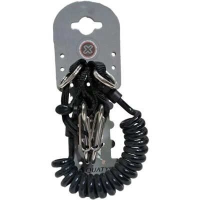 Aquatys - Vela Expandable Spiral - Acero inoxidable - Mosquetón Aquatys - Vela Expandable Spiral - Acero inoxidable - Mosquetón