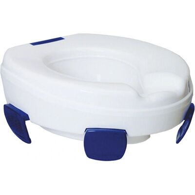 Herdegen Toilettensitz - Bis zu 185kg - Erhöhung 11cm - Kunststoff, Blau & Weiß Herdegen Toilettensitz - Bis zu 185kg - Erhöhung 11cm - Kunststoff, Blau & Weiß