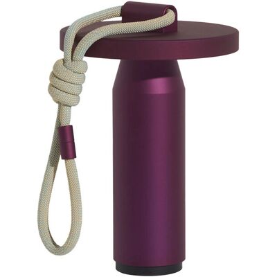 Lampe portable sans fil violette en aluminium Quasar Petite Friture - Intérieur/Extérieur - Publicité Lampe portable sans fil violette en aluminium Quasar Petite Friture - Intérieur/Extérieur - Publicité