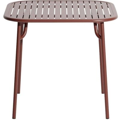 Petite Friture - Week End Rectangular Table - Marron - Table - Publicité Petite Friture - Week End Rectangular Table - Marron - Table - Publicité