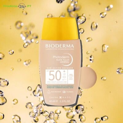 Bioderma Photoderm Nude Touch SPF50+ (40ml) - Ljus Bioderma Photoderm Nude Touch SPF50+ (40ml) - Ljus