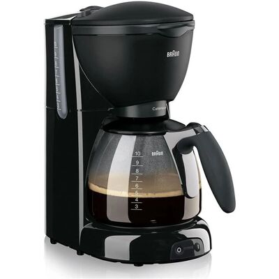 Cafetière électrique Braun 1,2L pour 10 tasses - Noir - Cafetière - Publicité Cafetière électrique Braun 1,2L pour 10 tasses - Noir - Cafetière - Publicité