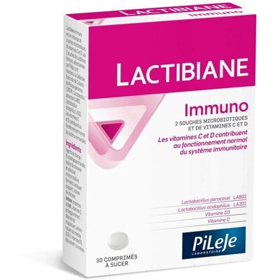 Pileje Lactibiane Immuno - Probióticos para Apoyo Inmunológico - 30 Comprimidos Pileje Lactibiane Immuno - Probióticos para Apoyo Inmunológico - 30 Comprimidos