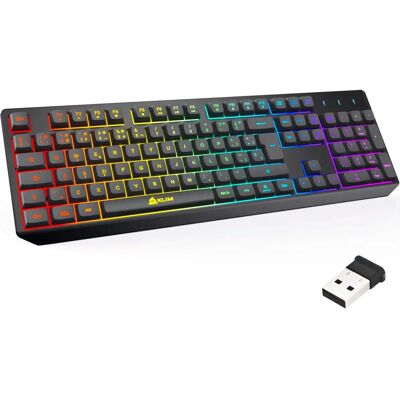 Klim Chroma Inalámbrico - Teclado Gaming - Negro Klim Chroma Inalámbrico - Teclado Gaming - Negro