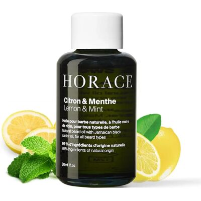 Huile Barbe Citron et Menthe Horace - Rasage & Barbe - Publicité Huile Barbe Citron et Menthe Horace - Rasage & Barbe - Publicité