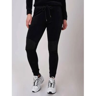 Project X Paris Black Velvet Jogging Bottoms - Woman Project X Paris Black Velvet Jogging Bottoms - Woman