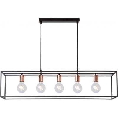 LUCIDE - Arthur - Rectangulaire - 5-lumières - Suspension - Publicité LUCIDE - Arthur - Rectangulaire - 5-lumières - Suspension - Publicité