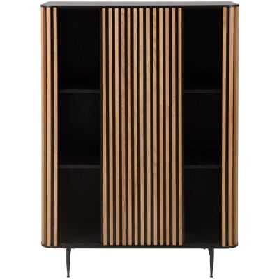 Zago Credence Haute avec Porte Coulissante - Collection Linea - Publicité Zago Credence Haute avec Porte Coulissante - Collection Linea - Publicité
