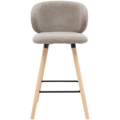 ZAGO STORE Tiago Siège de Bar Taupe - Style Scandinave - Publicité ZAGO STORE Tiago Siège de Bar Taupe - Style Scandinave - Publicité